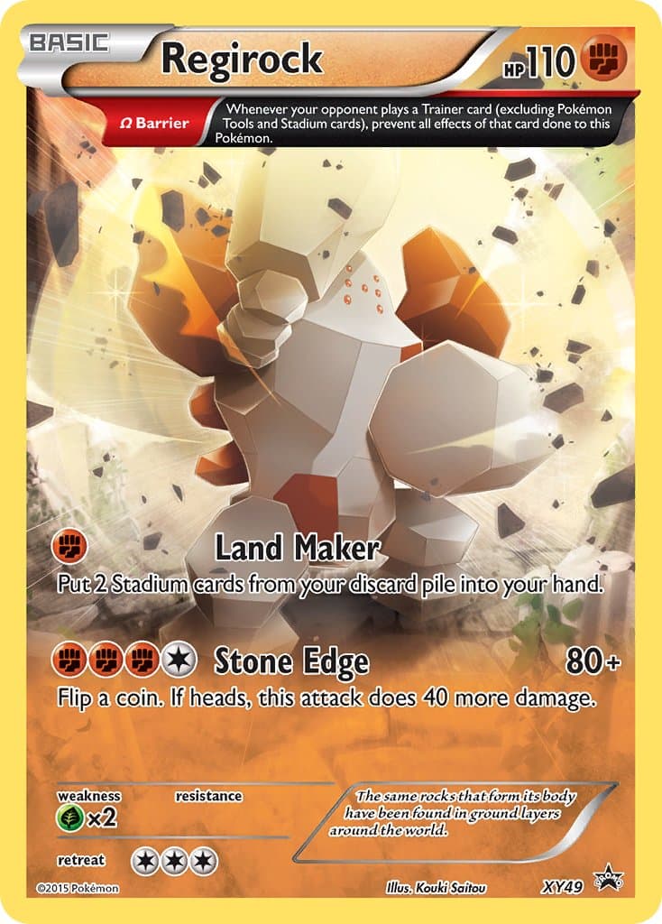 Regirock — Xy Promos