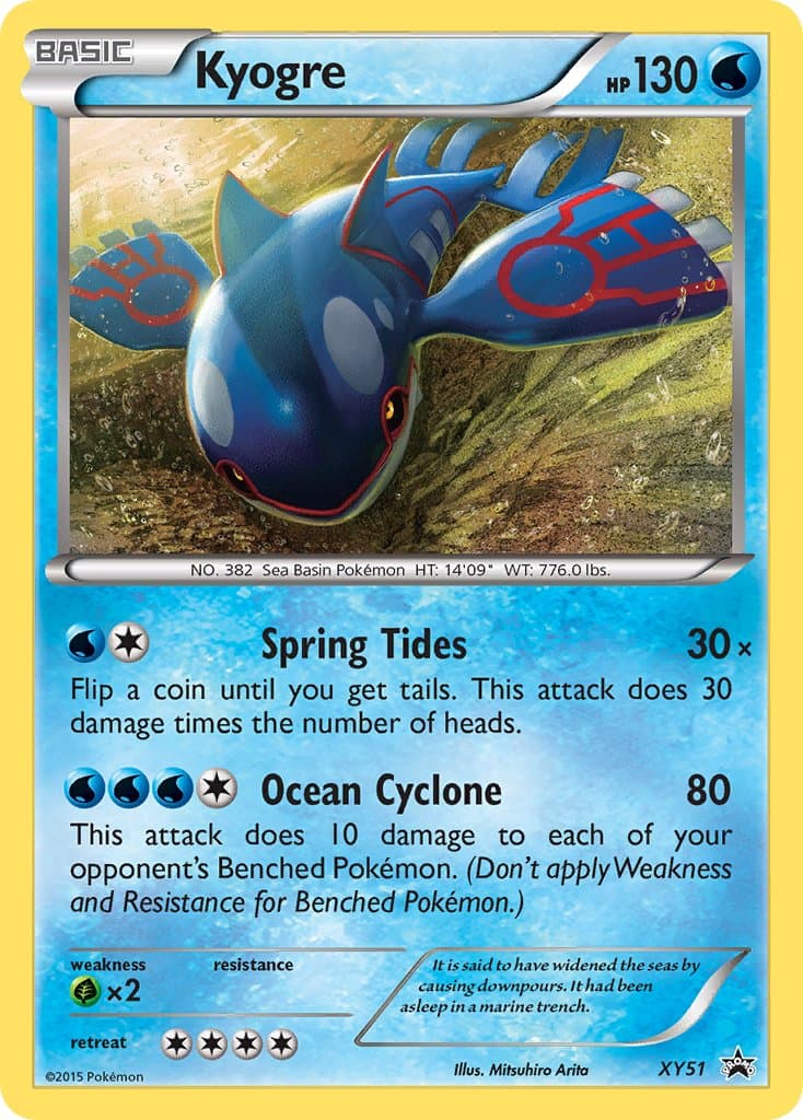 Kyogre — Xy Promos