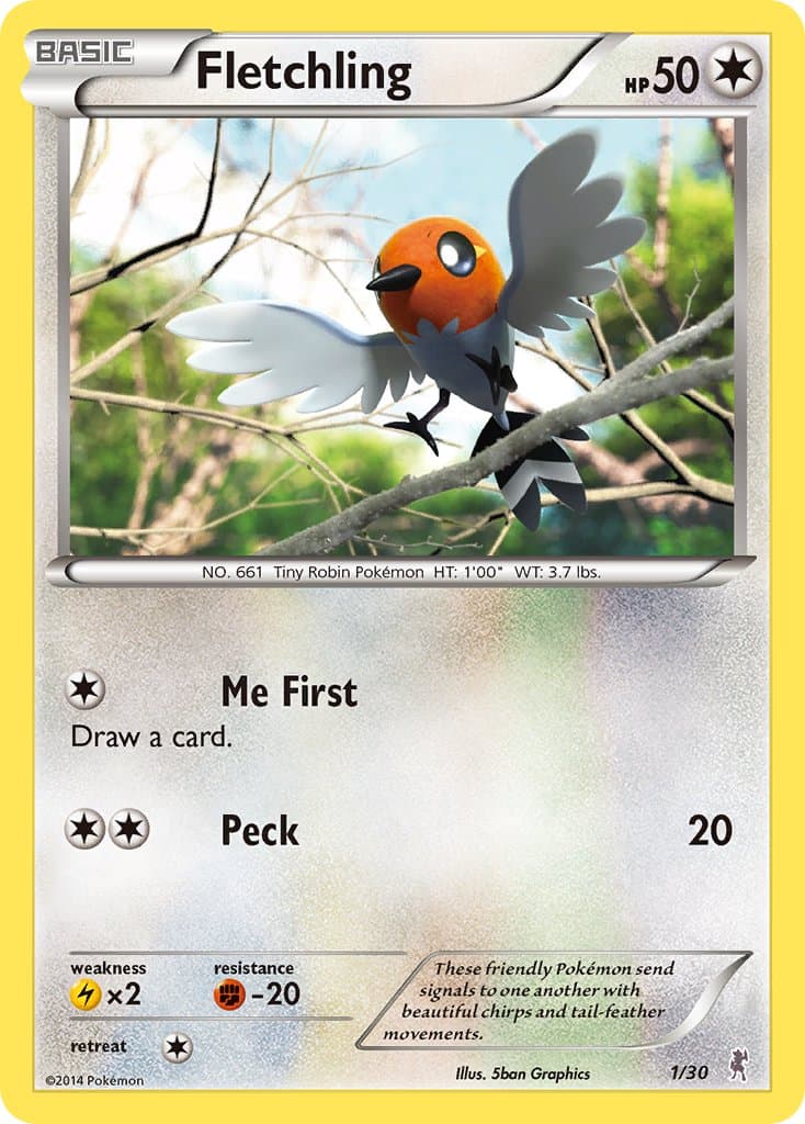 Fletchling — Xy Trainer Kit Bisharp
