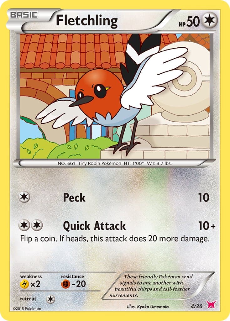 Fletchling — Xy Trainer Kit Latias