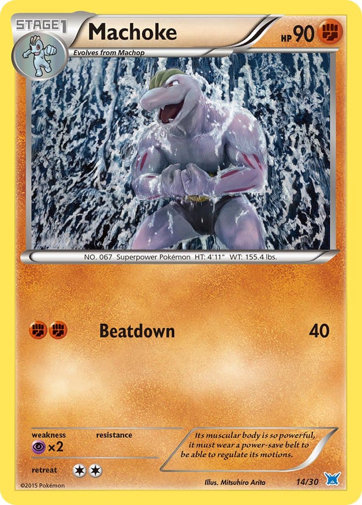 Machoke — Xy Trainer Kit Latios Pokémon card