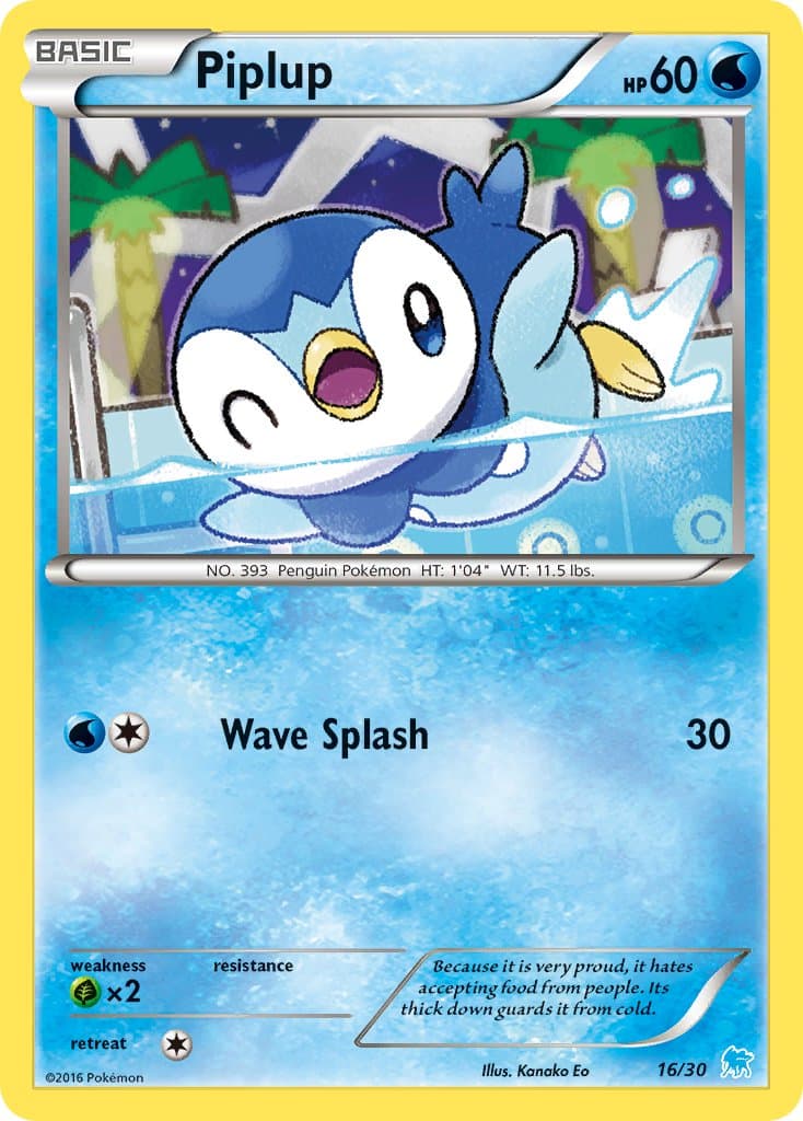 Piplup — Xy Trainer Kit Suicune