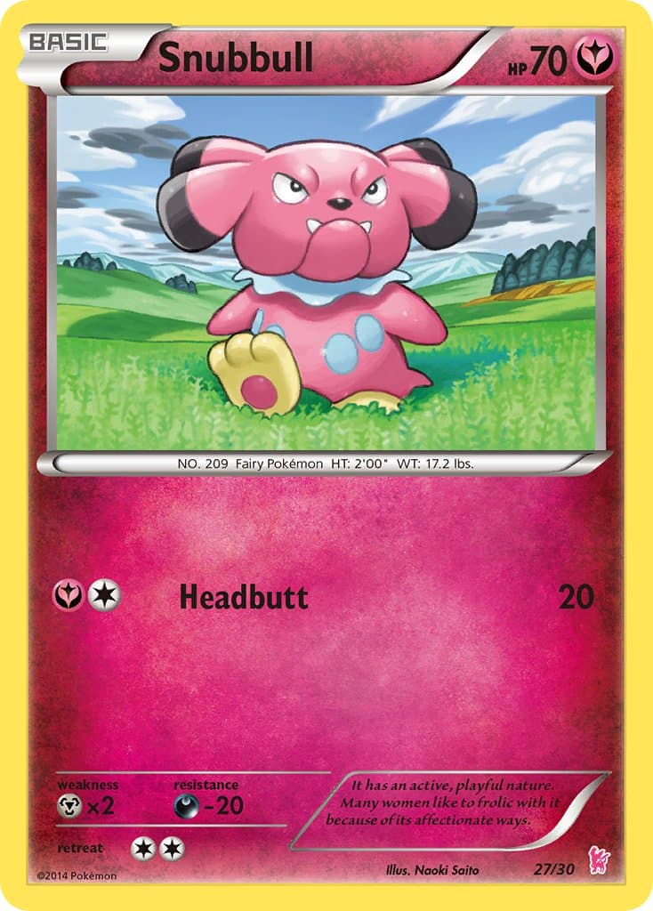 Snubbull — Xy Trainer Kit Sylveon