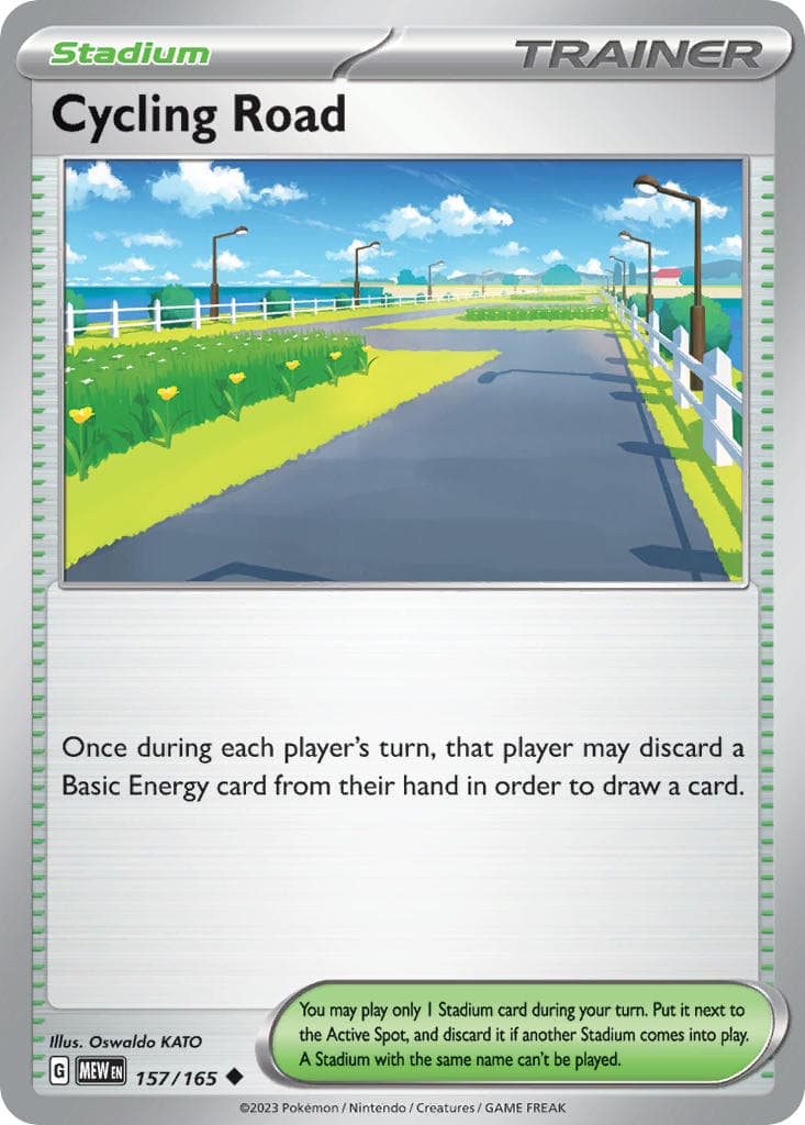 Cycling Road — 151 Pokémon card