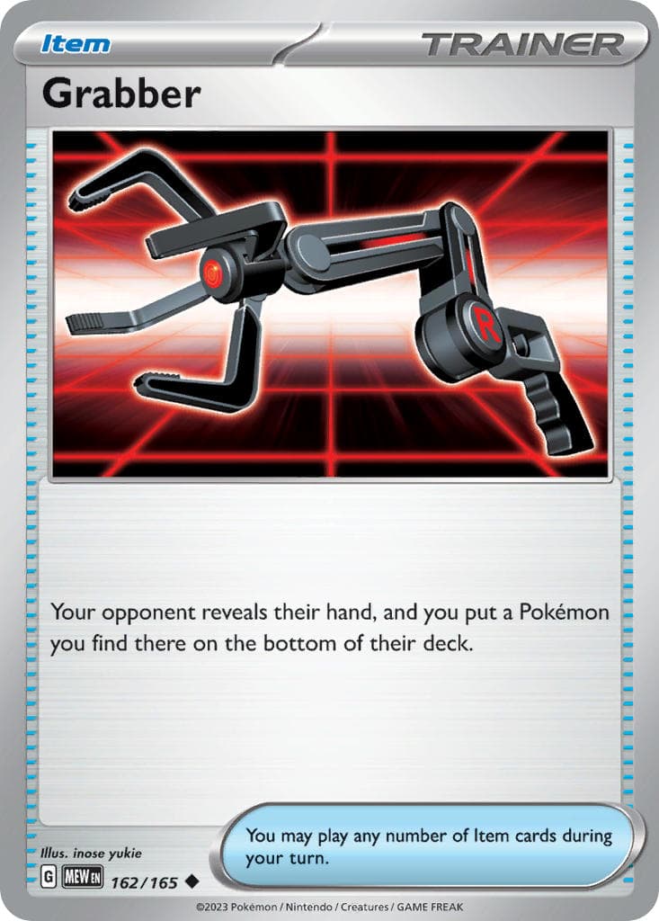 Grabber — 151 Pokémon card