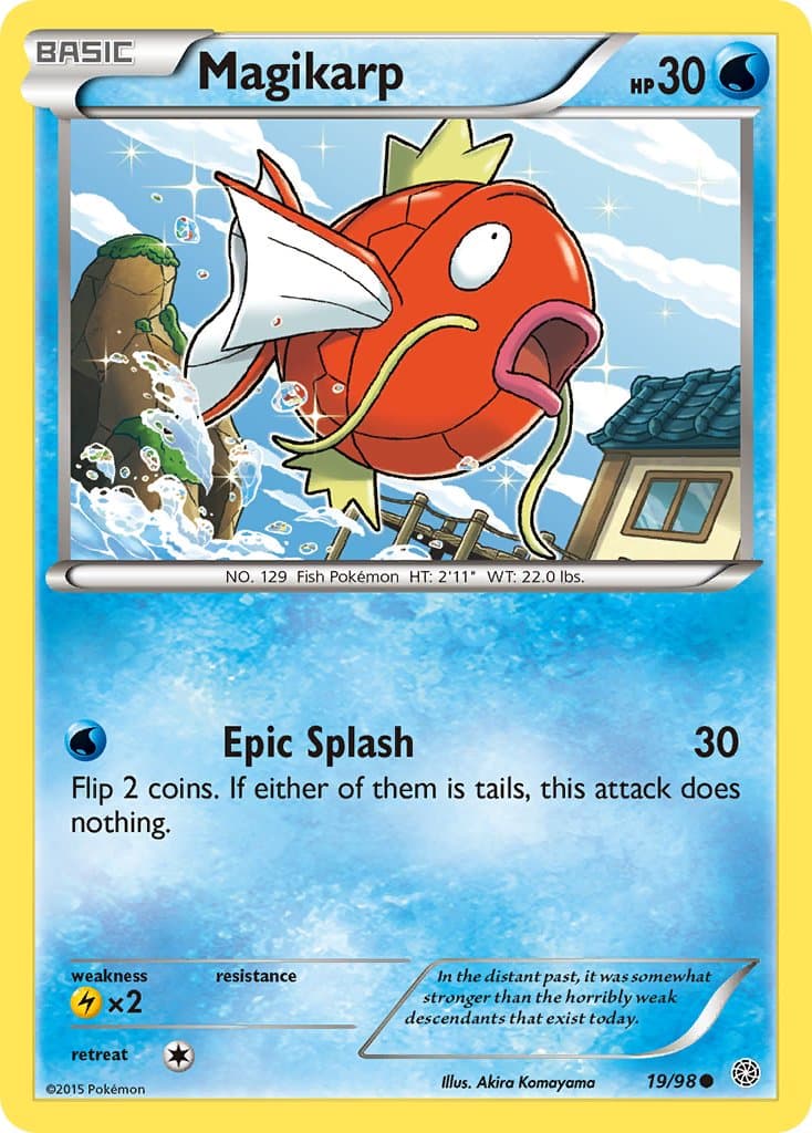 Magikarp — Ancient Origins Pokémon card