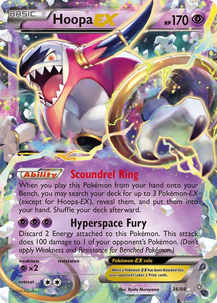 Hoopa Ex — Ancient Origins Pokémon card
