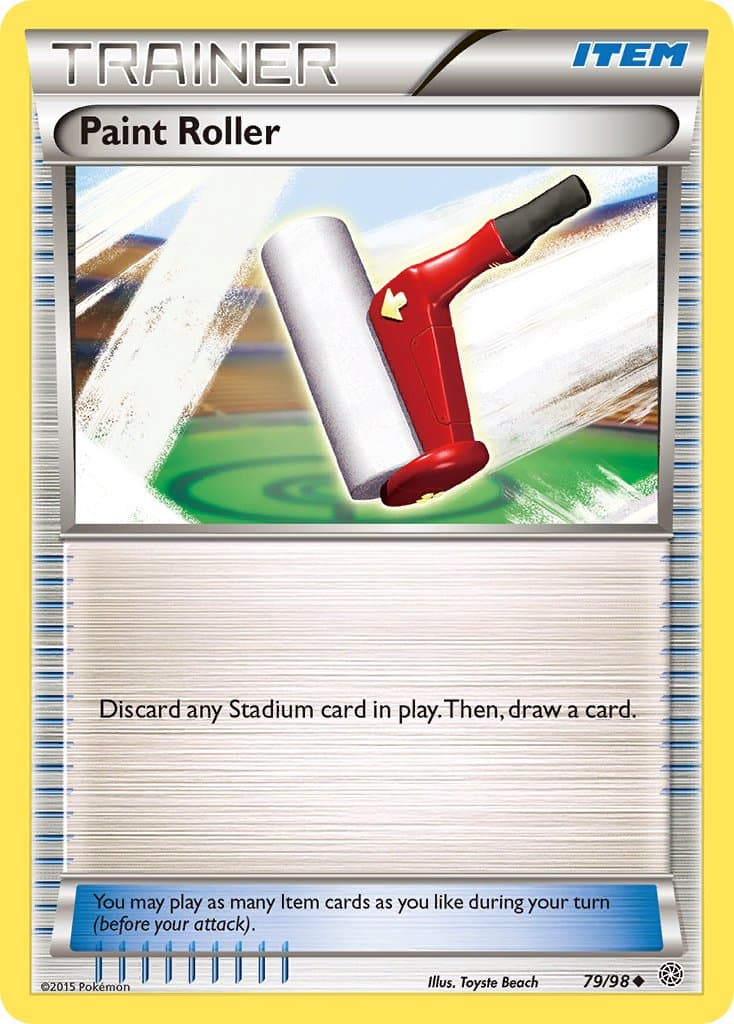 Paint Roller — Ancient Origins Pokémon card