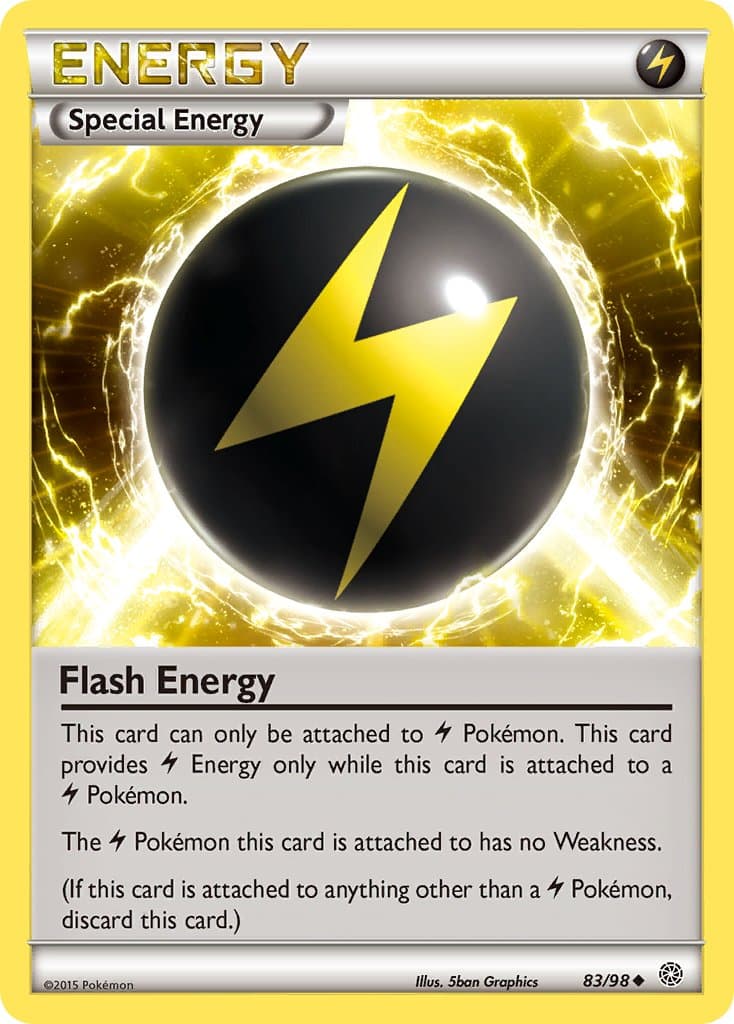 Flash Energy — Ancient Origins Pokémon card