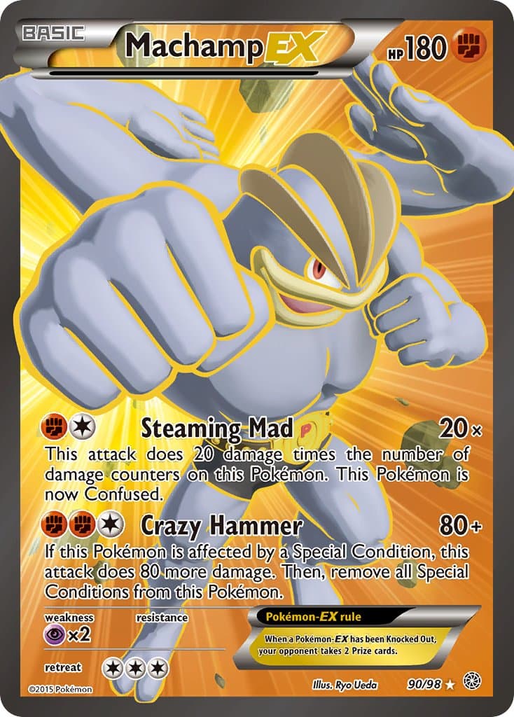 Machamp Ex — Ancient Origins Pokémon card