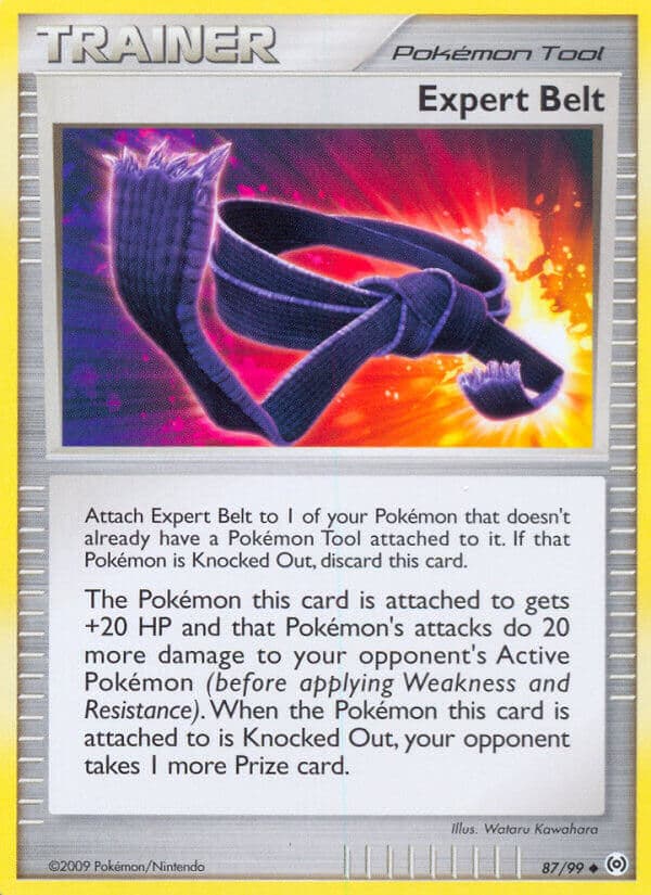 Expert Belt — Arceus Pokémon card