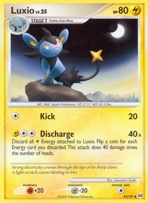 Luxio — Arceus Pokémon card