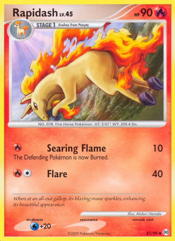 Rapidash — Arceus Pokémon card