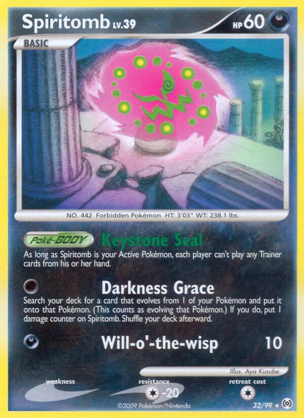 Spiritomb — Arceus Pokémon card