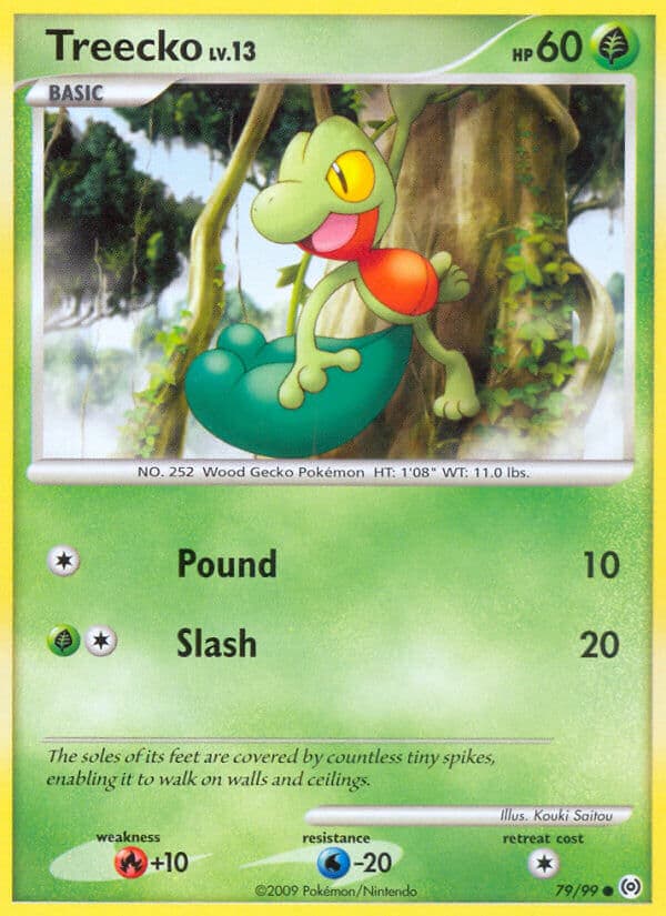 Treecko — Arceus Pokémon card