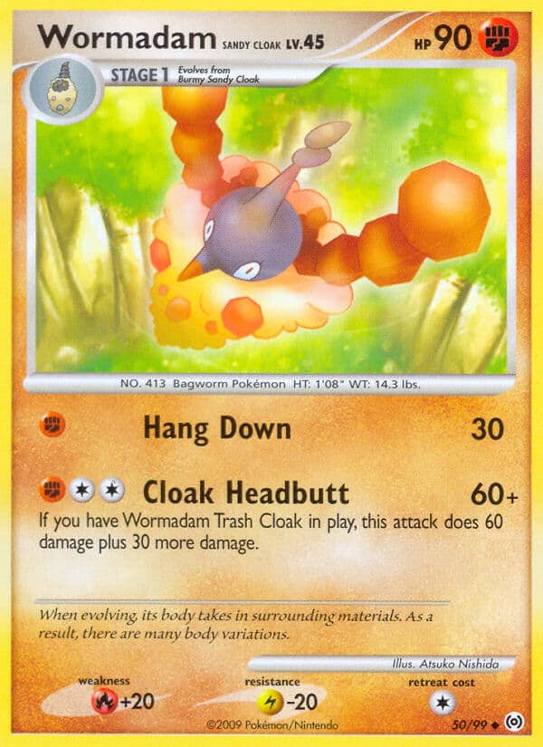 Wormadam Sandy Cloak — Arceus Pokémon card