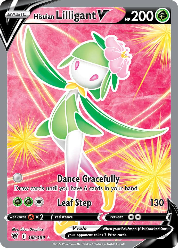 Hisuian Lilligant V — Astral Radiance Pokémon card