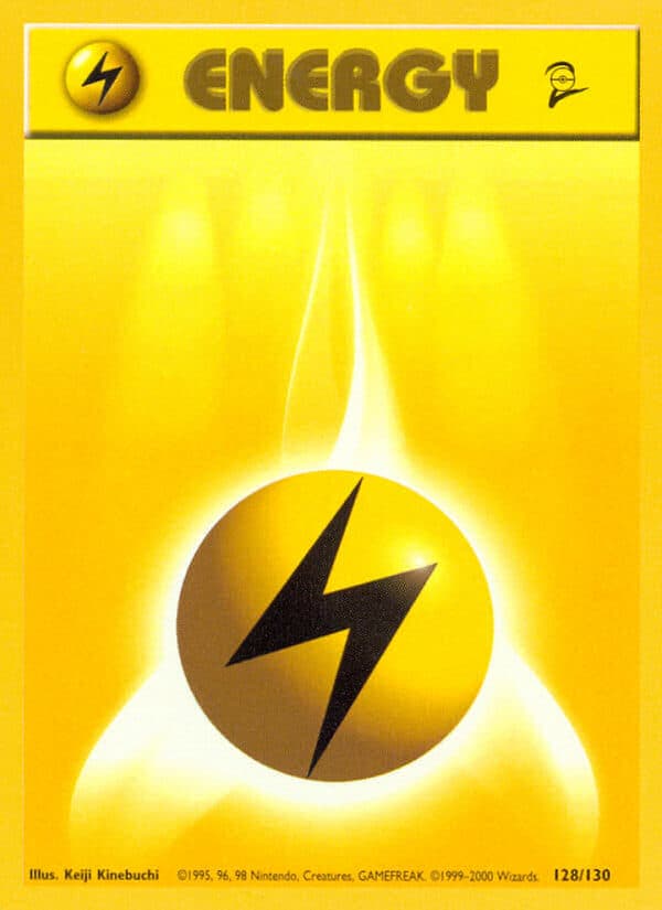 Lightning Energy — Base Set 2 Pokémon card