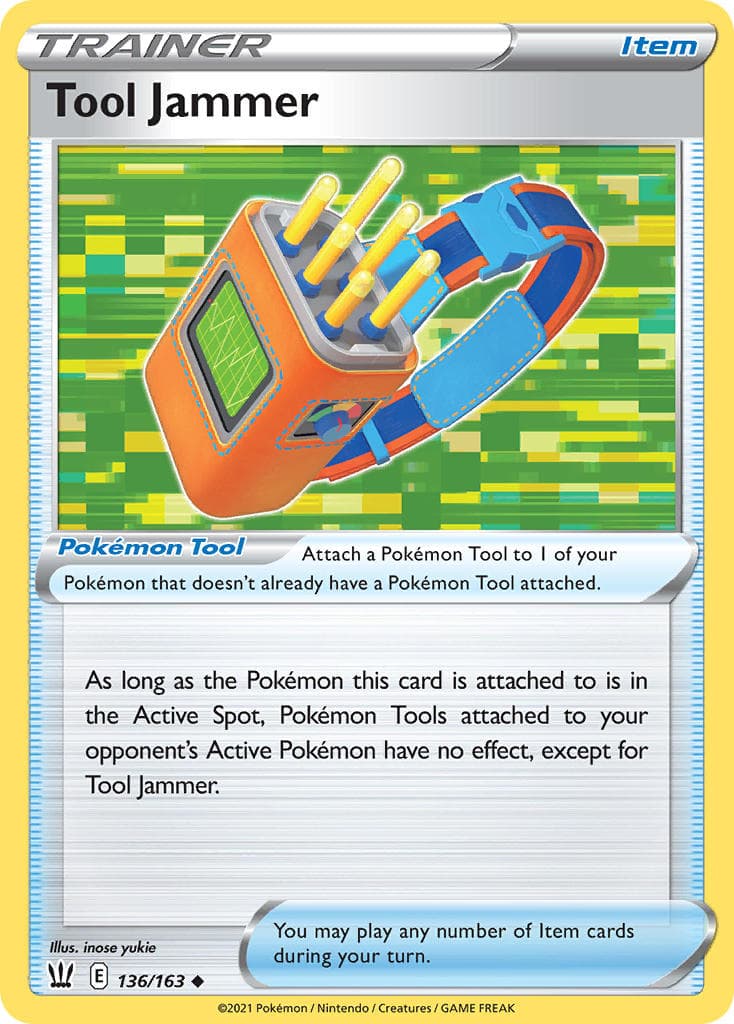 Tool Jammer — Battle Styles Pokémon card