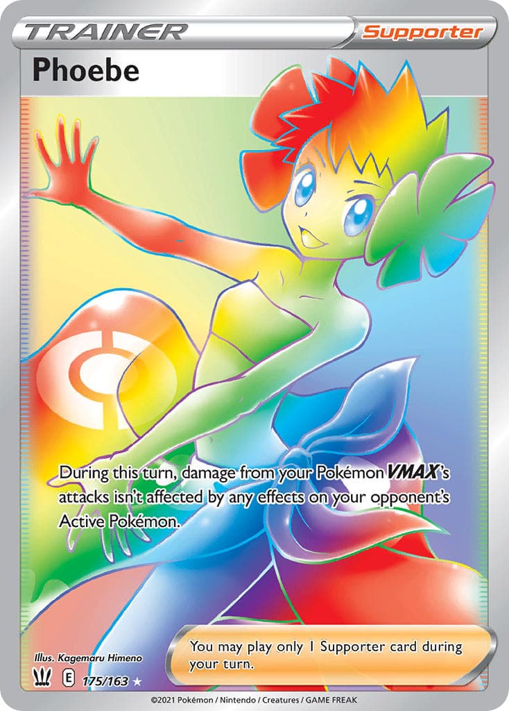 Phoebe — Battle Styles Pokémon card