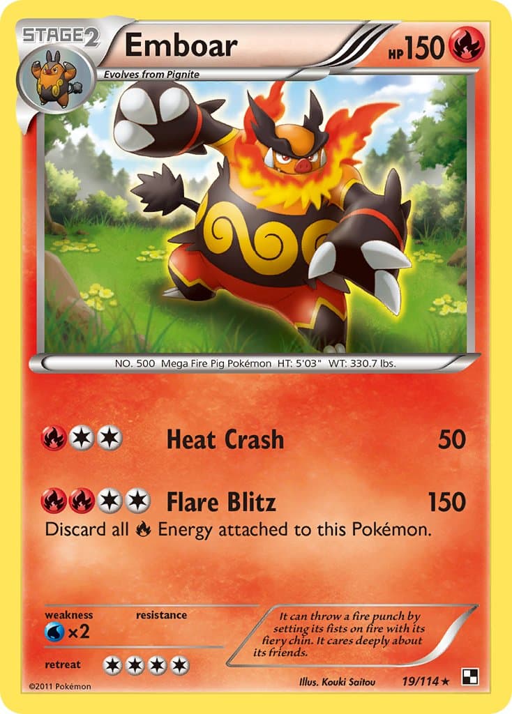 Emboar — Black & White