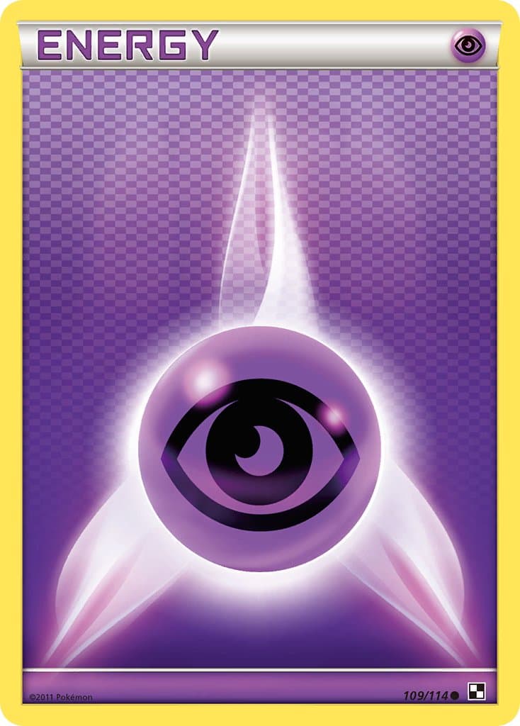 Psychic Energy — Black & White Pokémon card