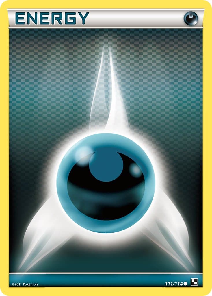 Darkness Energy — Black & White Pokémon card