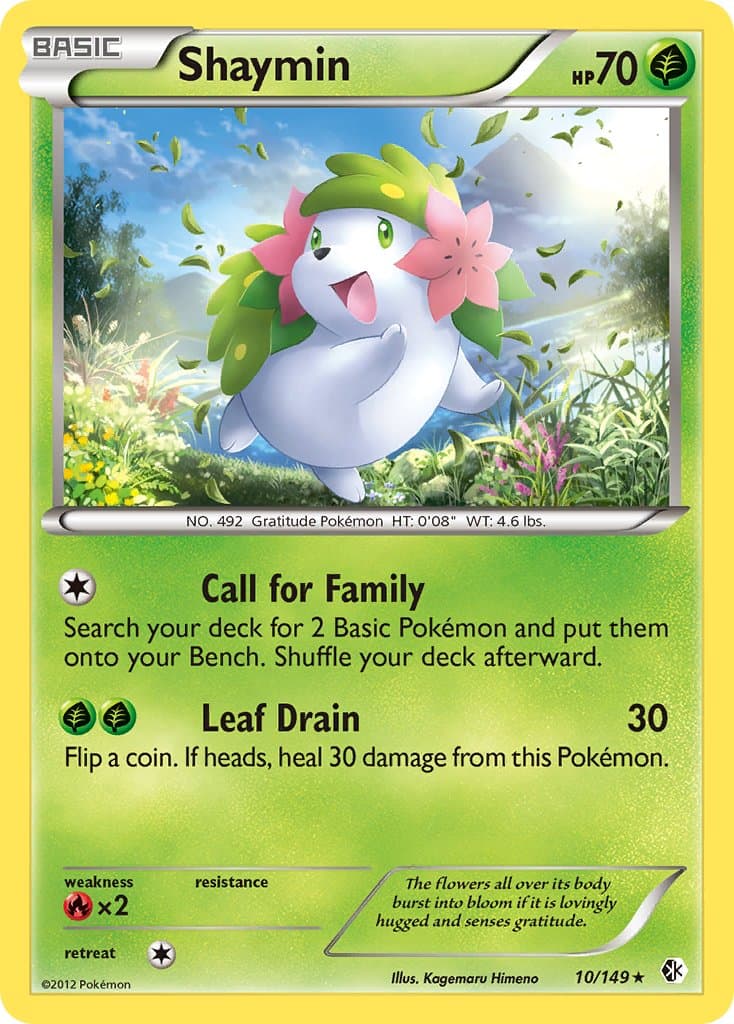 Shaymin — Boundaries Crossed Pokémon card