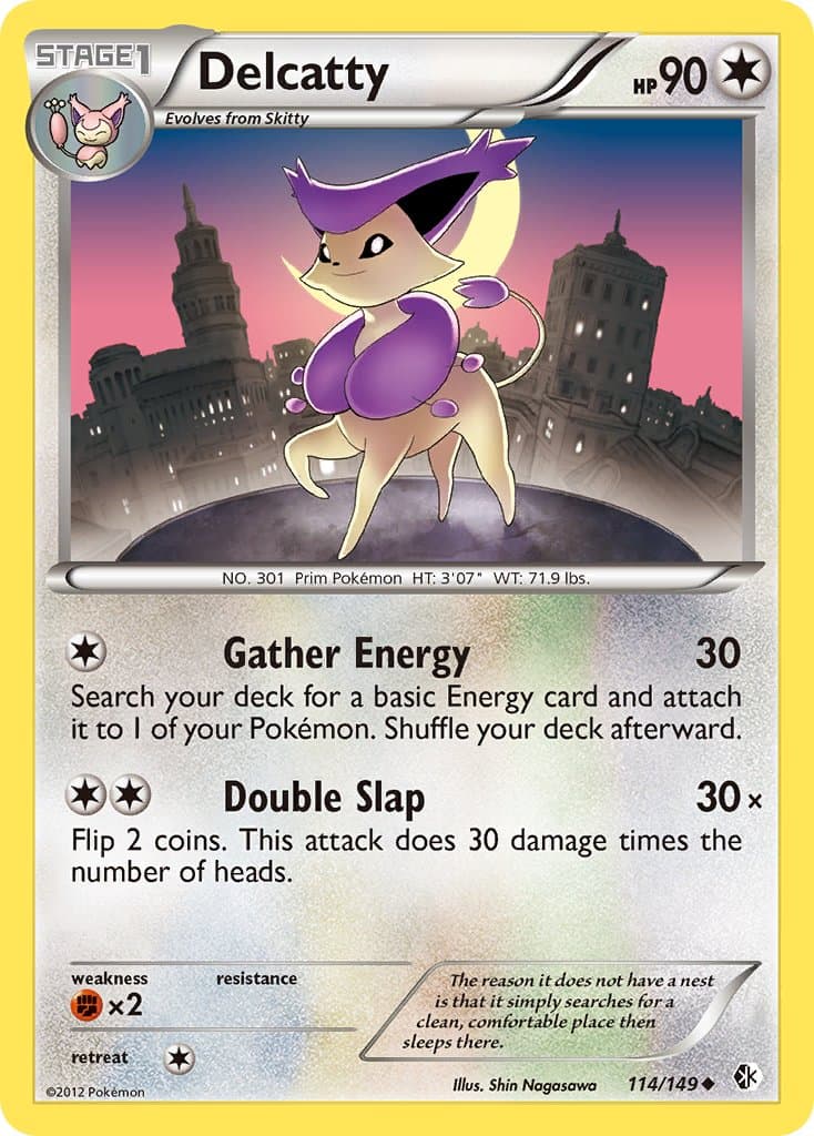 Delcatty — Boundaries Crossed Pokémon card
