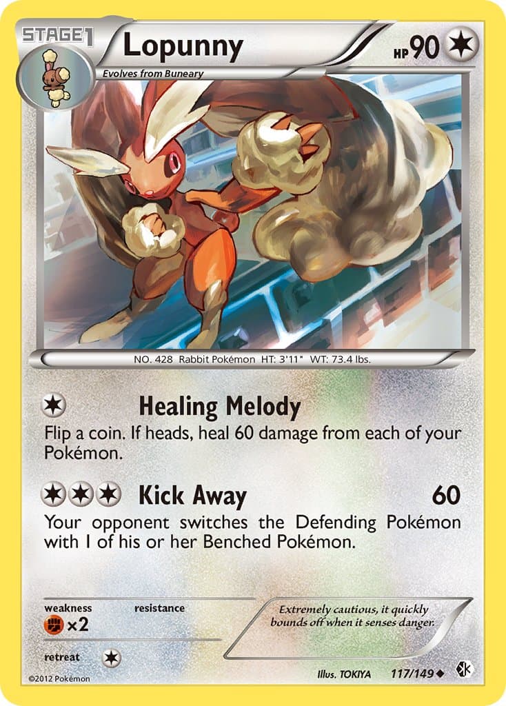 Lopunny — Boundaries Crossed Pokémon card