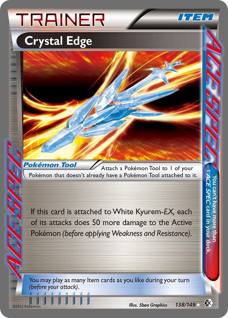 Crystal Edge — Boundaries Crossed Pokémon card