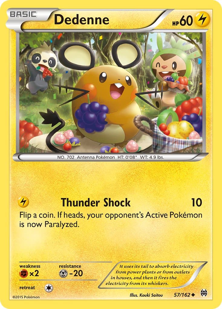Dedenne — BREAKthrough Pokémon card