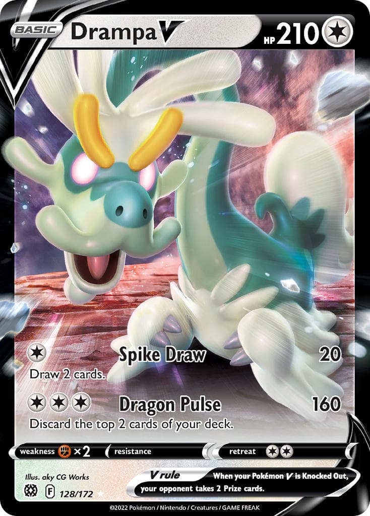 Drampa V — Brilliant Stars Pokémon card