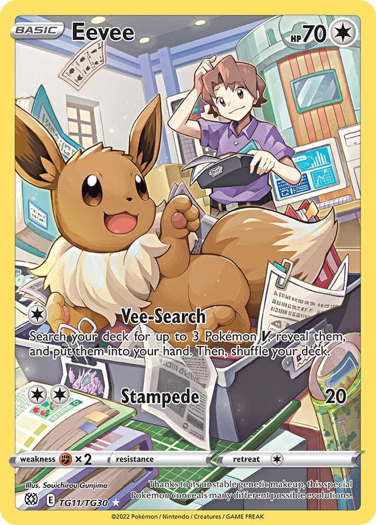 Eevee — Brilliant Stars Pokémon card
