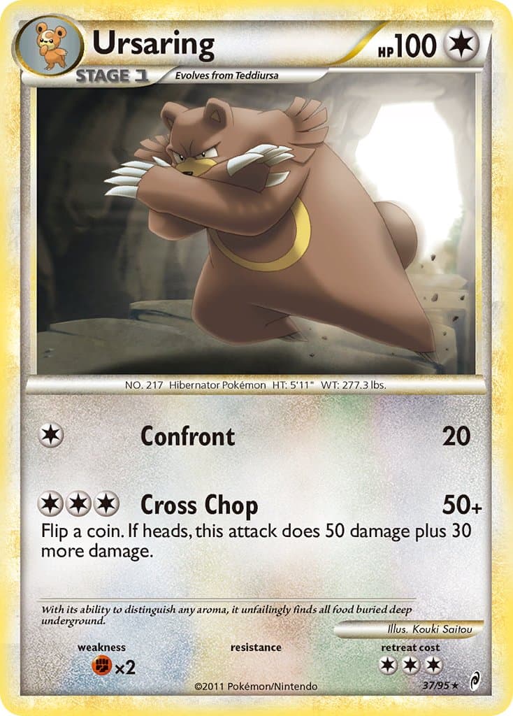 Ursaring — Call of Legends Pokémon card