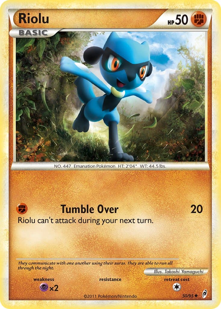 Riolu — Call of Legends Pokémon card