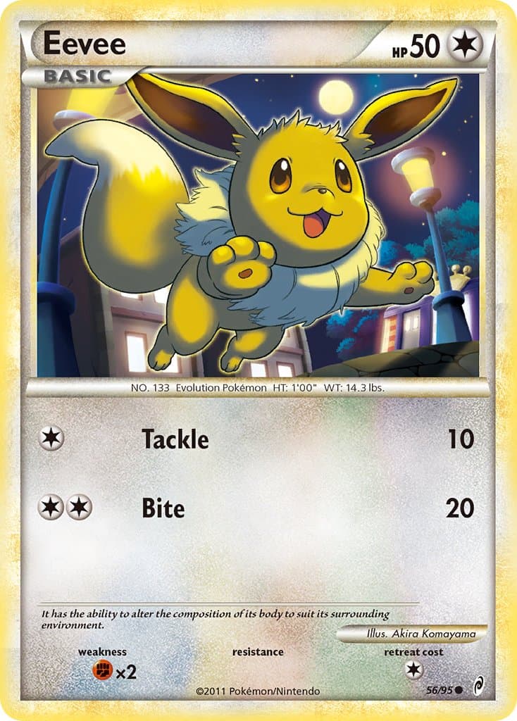 Eevee — Call of Legends Pokémon card