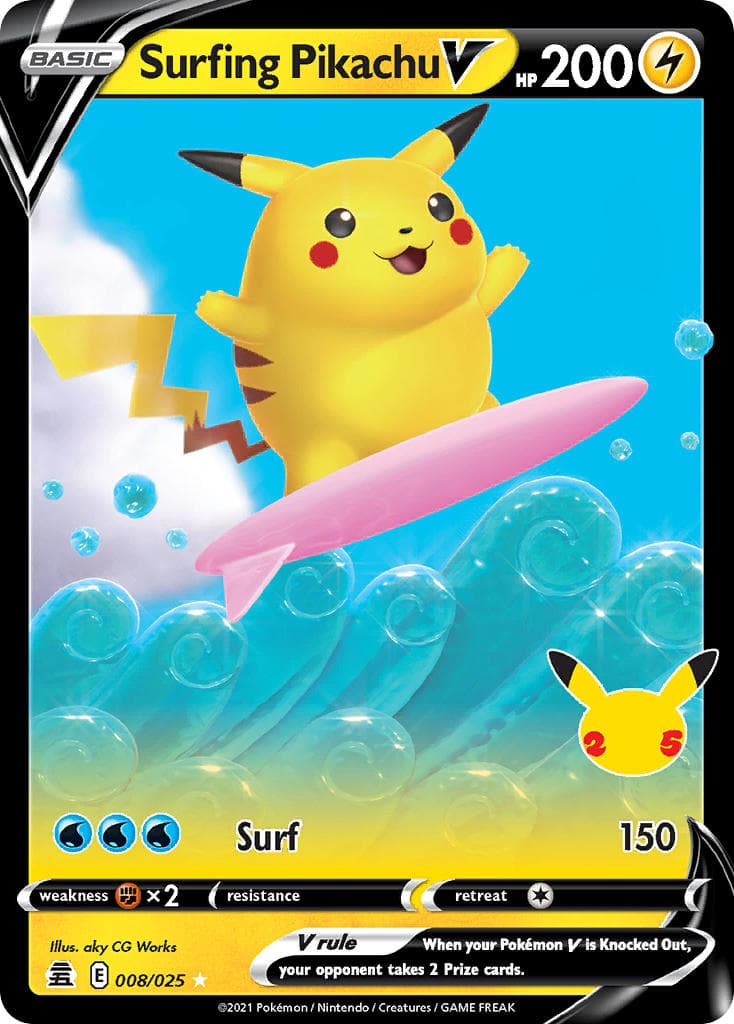 Surfing Pikachu V — Celebrations