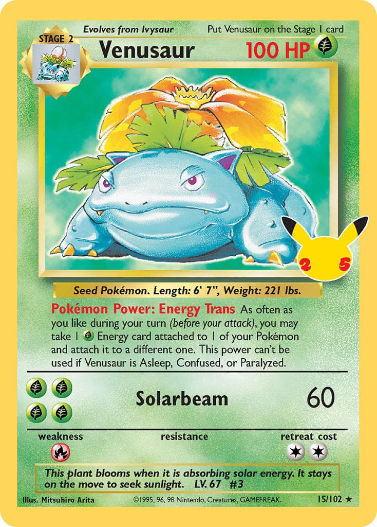Venusaur — Celebrations Classic Collection