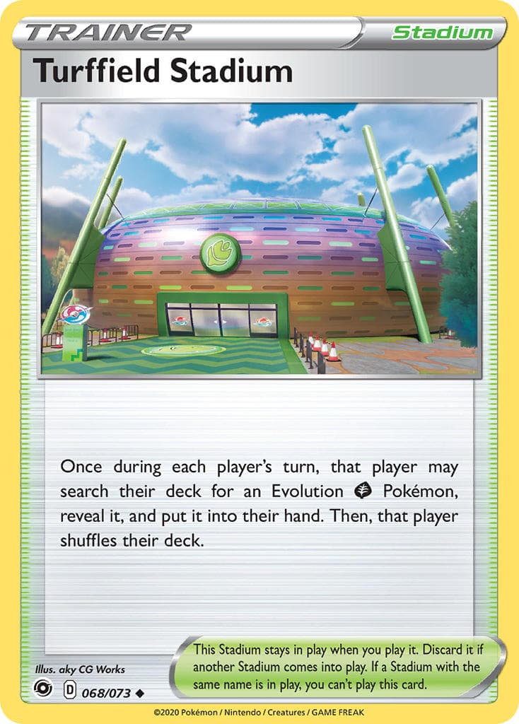 Turffield Stadium — Champion's Path Pokémon card