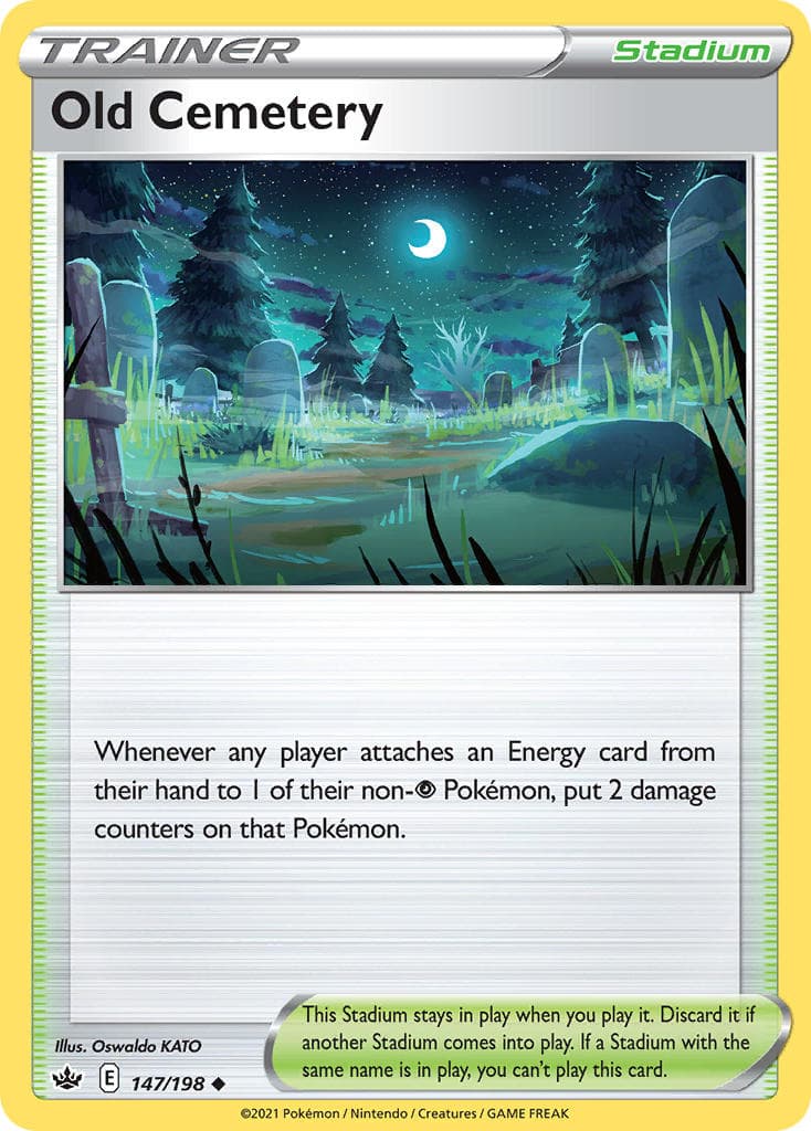 Old Cemetery — Chilling Reign Pokémon card