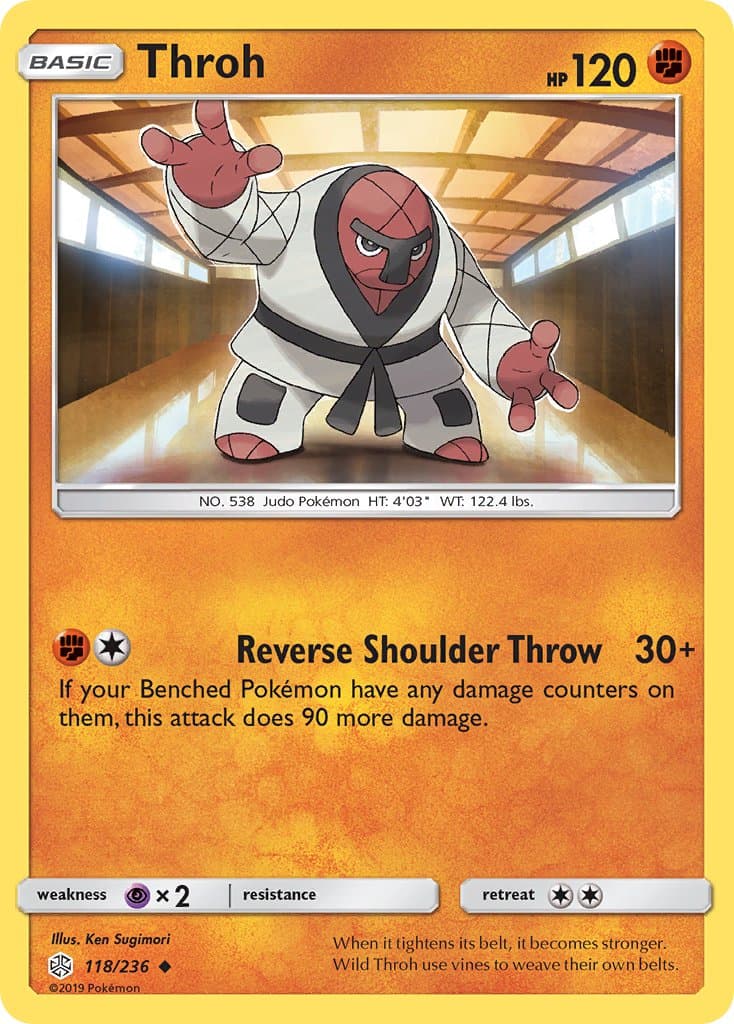 Throh — Cosmic Eclipse Pokémon card