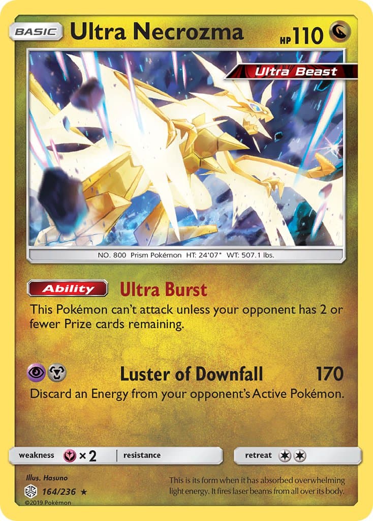 Ultra Necrozma — Cosmic Eclipse Pokémon card