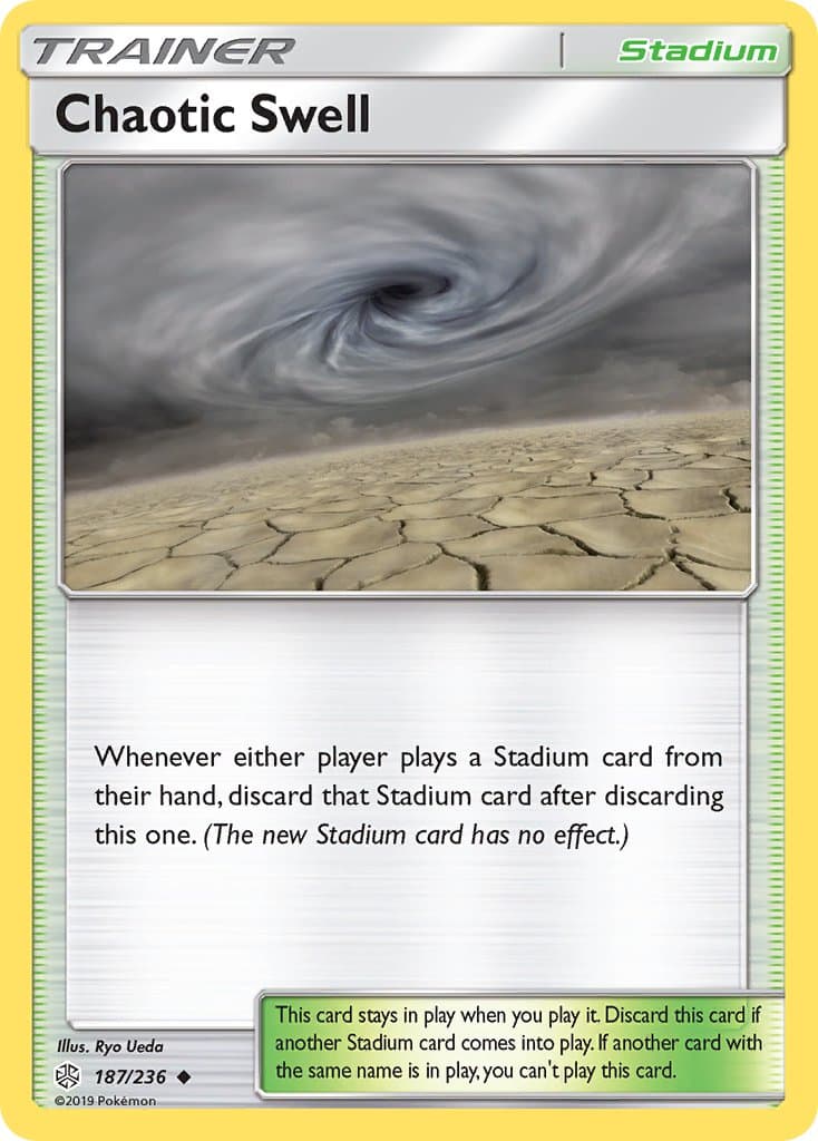 Chaotic Swell — Cosmic Eclipse Pokémon card