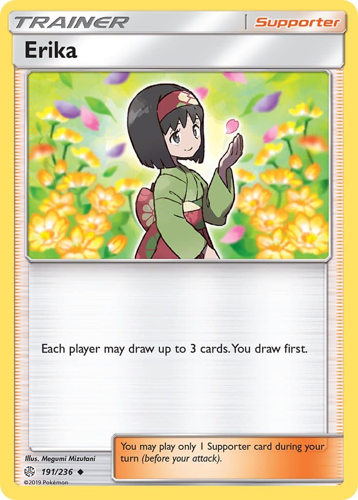 Erika — Cosmic Eclipse Pokémon card