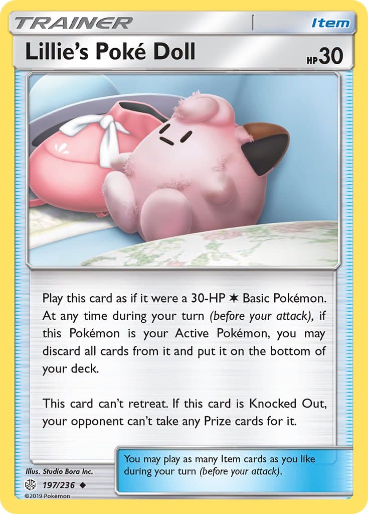 Lillies Poke Doll — Cosmic Eclipse Pokémon card