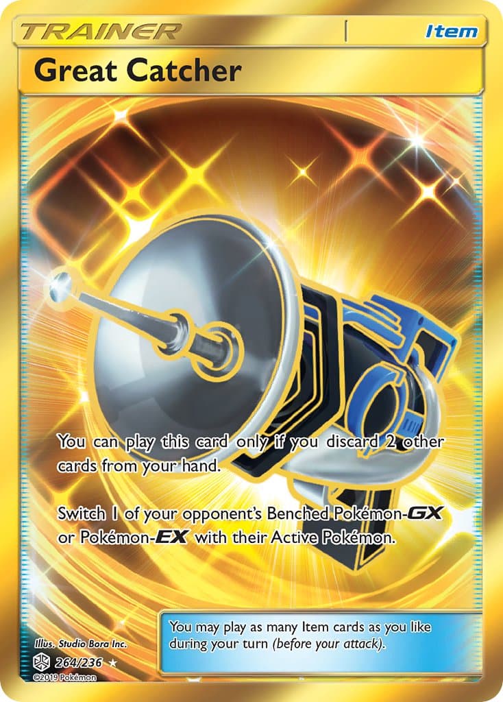 Great Catcher — Cosmic Eclipse Pokémon card