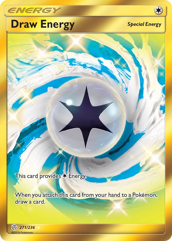 Draw Energy — Cosmic Eclipse Pokémon card