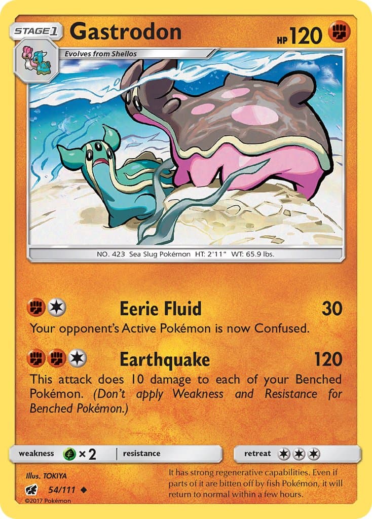Gastrodon — Crimson Invasion Pokémon card