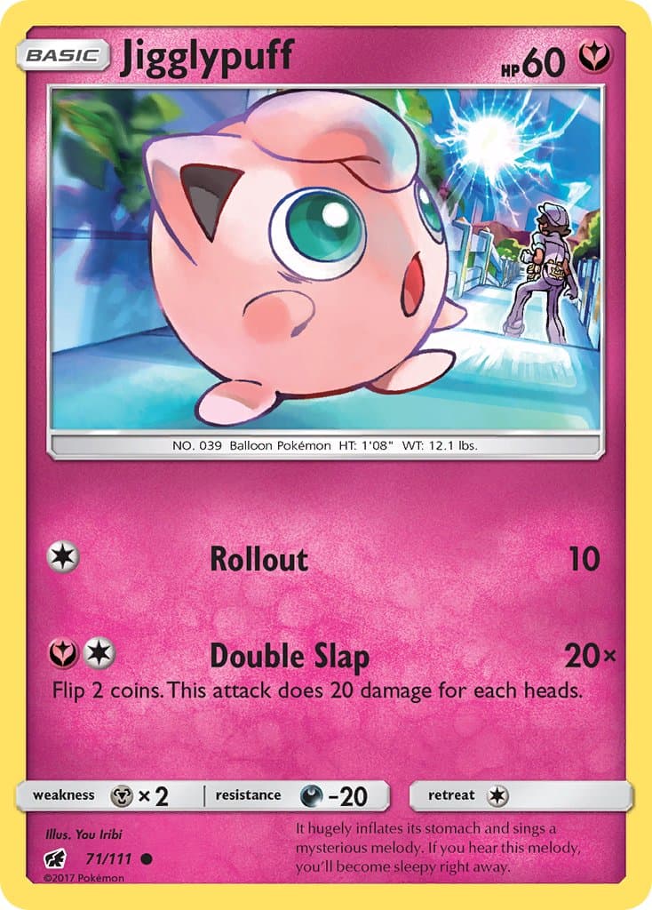 Jigglypuff — Crimson Invasion Pokémon card